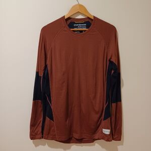 Artilect Systems Darkhorse 185 Zoned Crew Base Layer Merino Top Mens XL  Brown